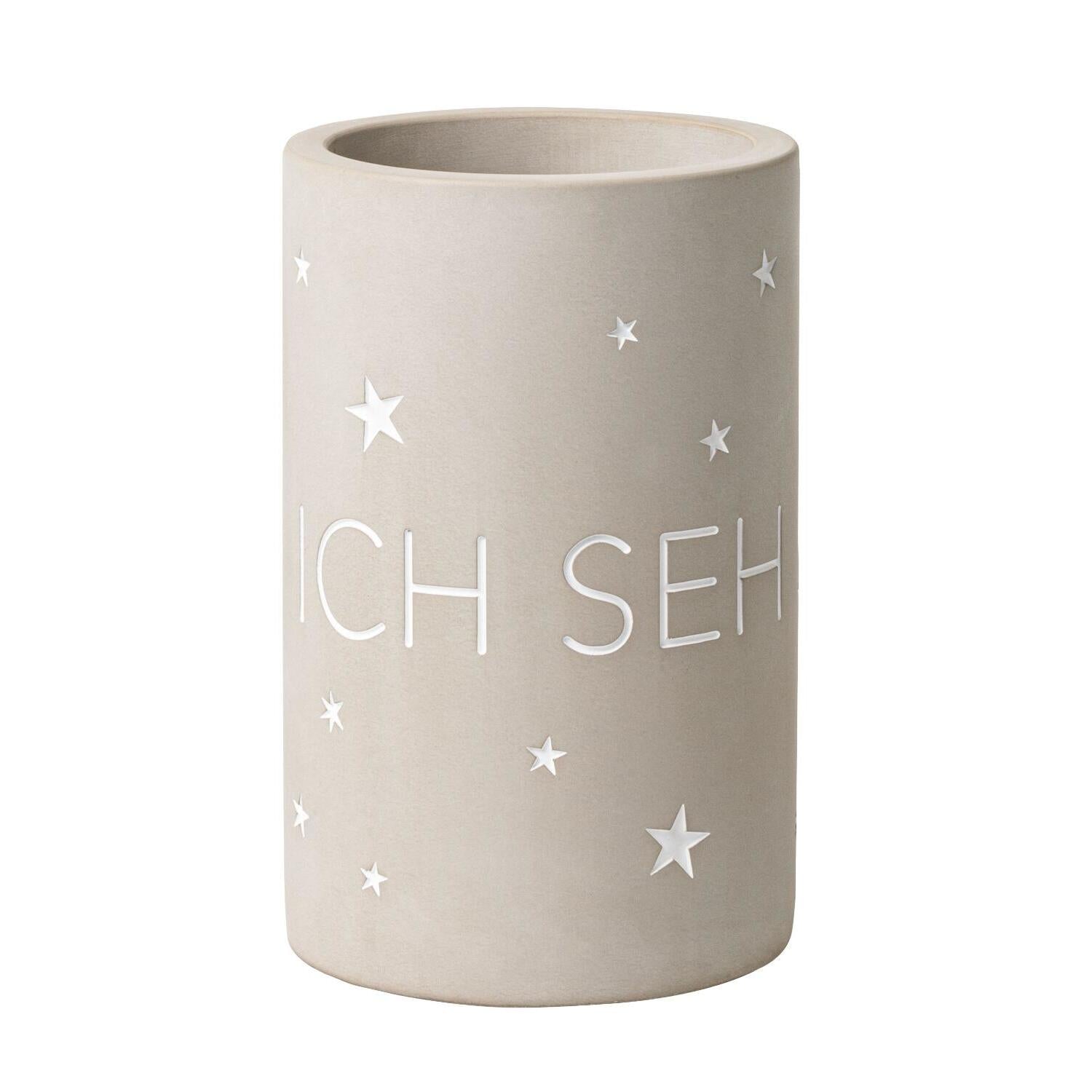 Flaschenkühler "Ich seh Sterne" (Grau)