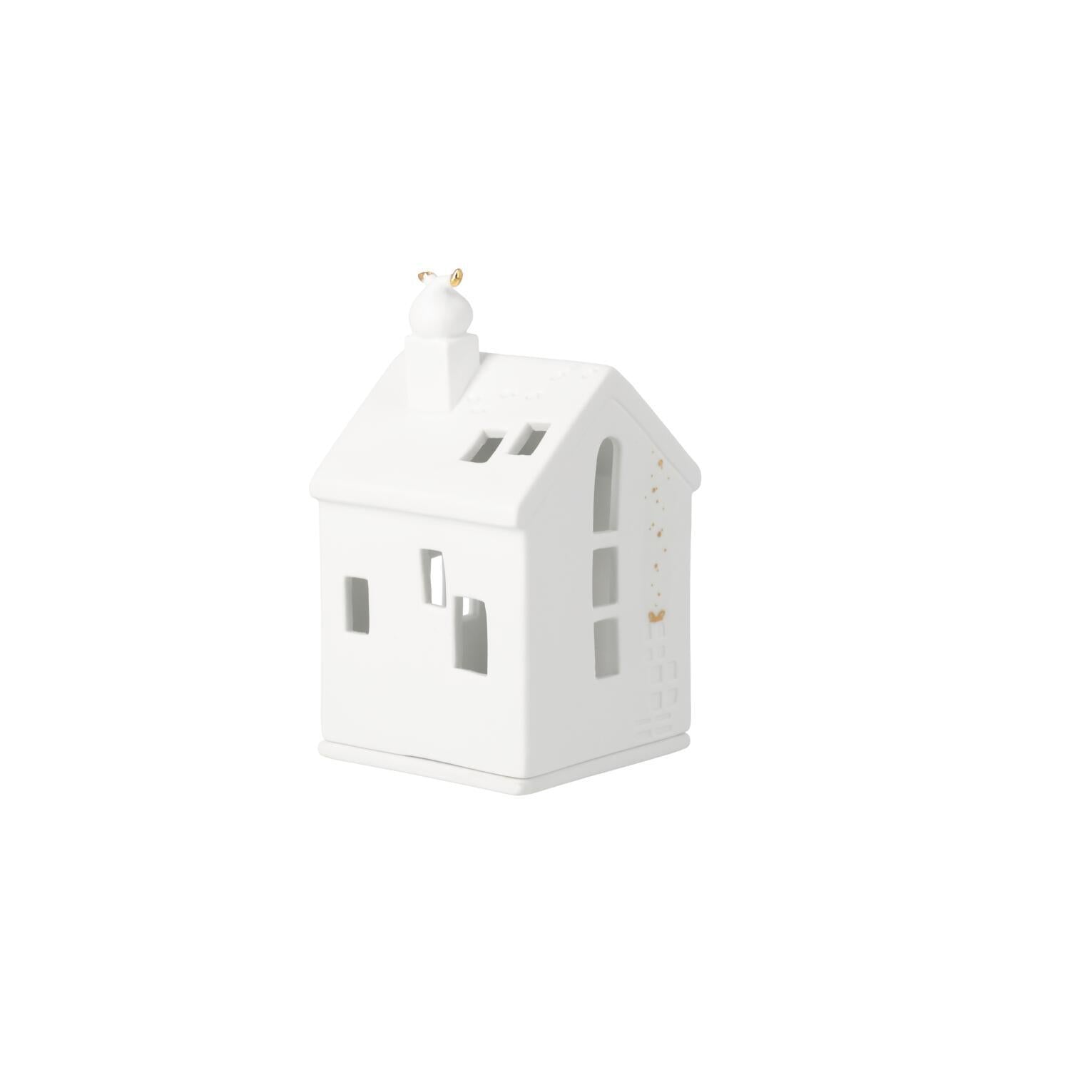 Lichthaus "Santas Füßchen" - 7x7x13 cm