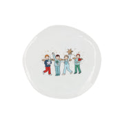 Teller "Himmlische Brüder - Edition 2" - 14 cm (Weiß/Bunt)