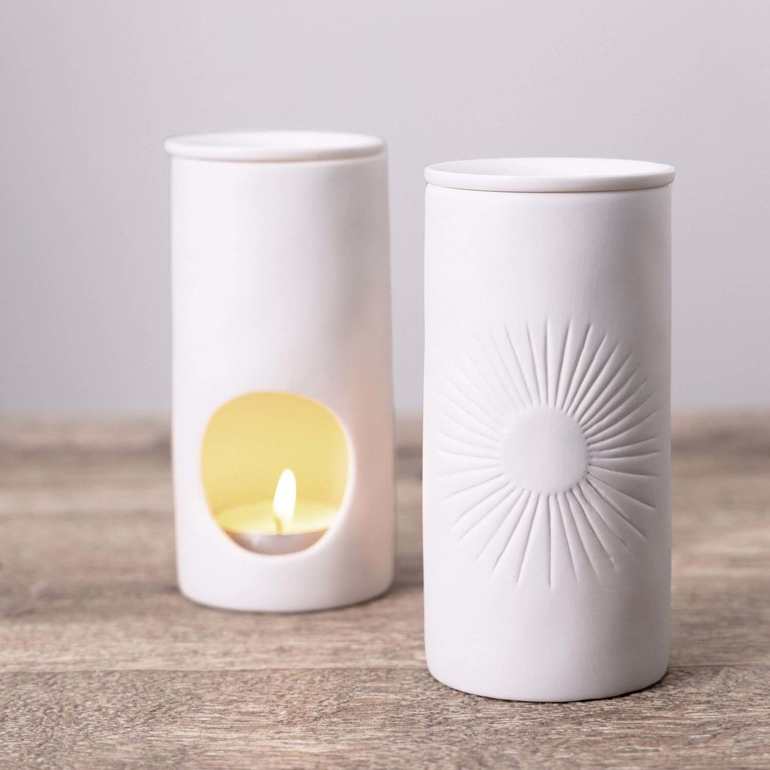Duftlampe "Sun" - 5,5x12,5 cm (Weiß)