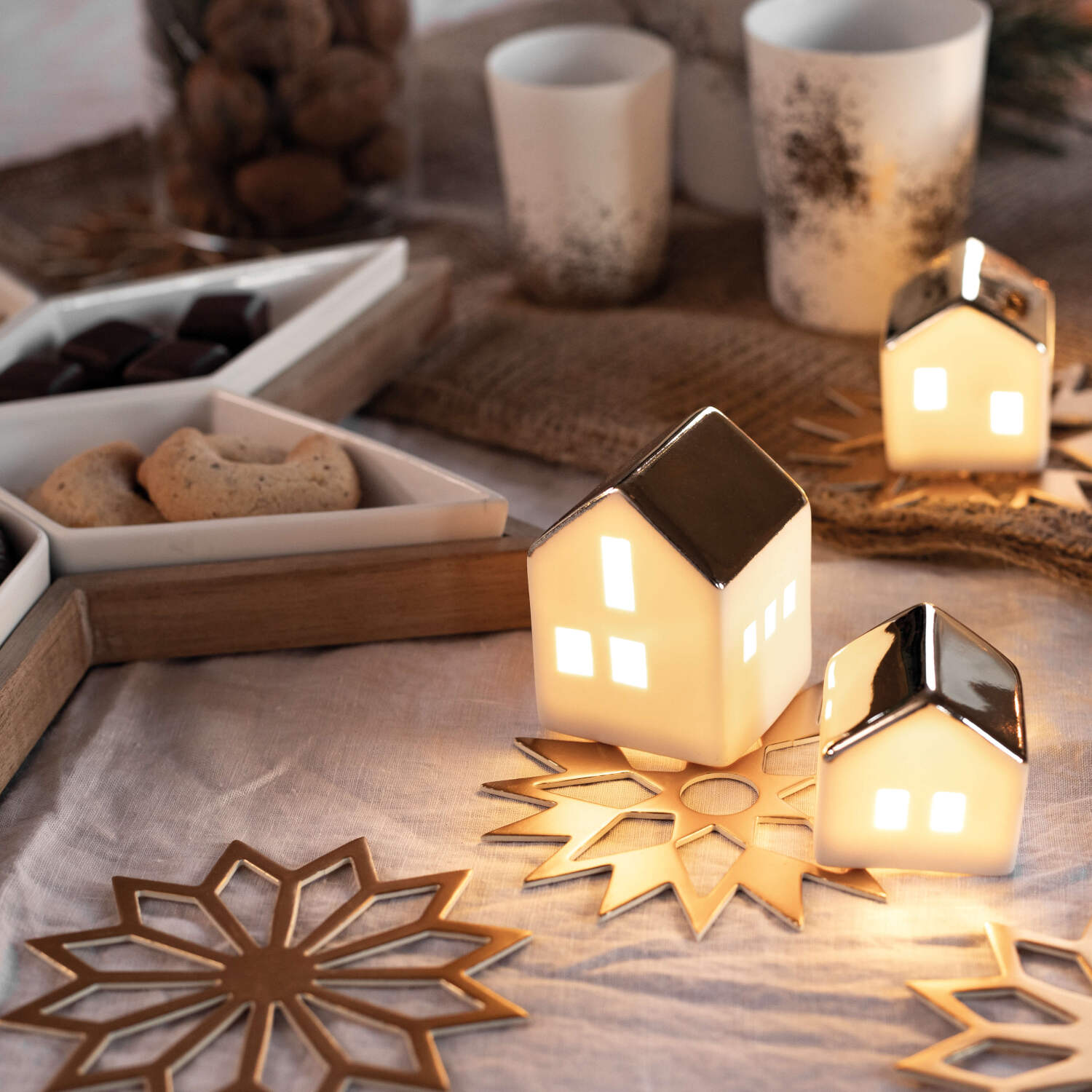 Mini LED Lichthaus "LIVING - Klein" (Weiß) räder Design