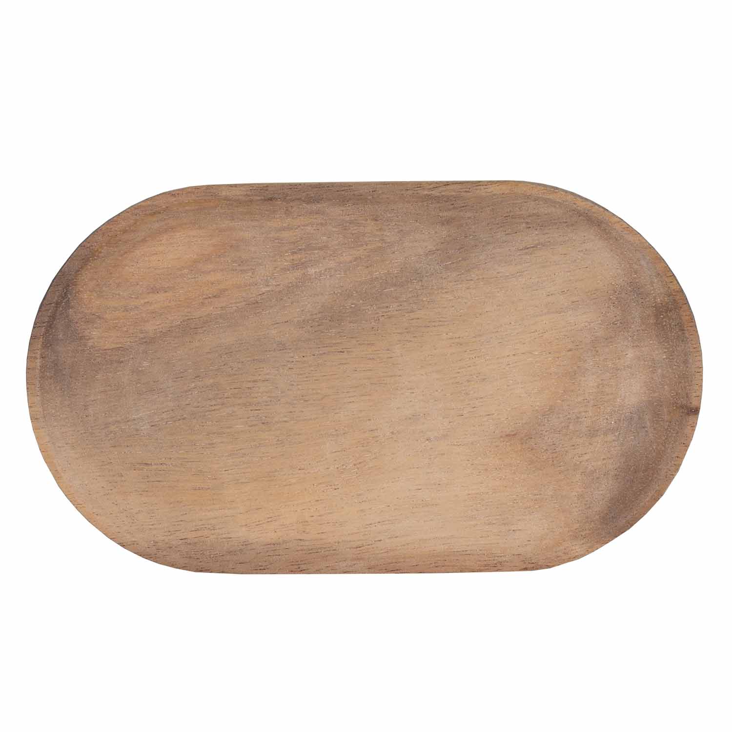 Holzteller oval "DINING" - 23 cm (Braun)
