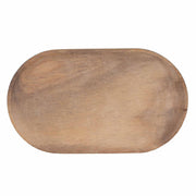 Holzteller oval "DINING" - 23 cm (Braun)