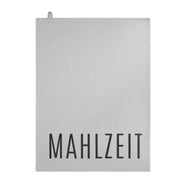 Geschirrtuch "Mahlzeit" (Grau)