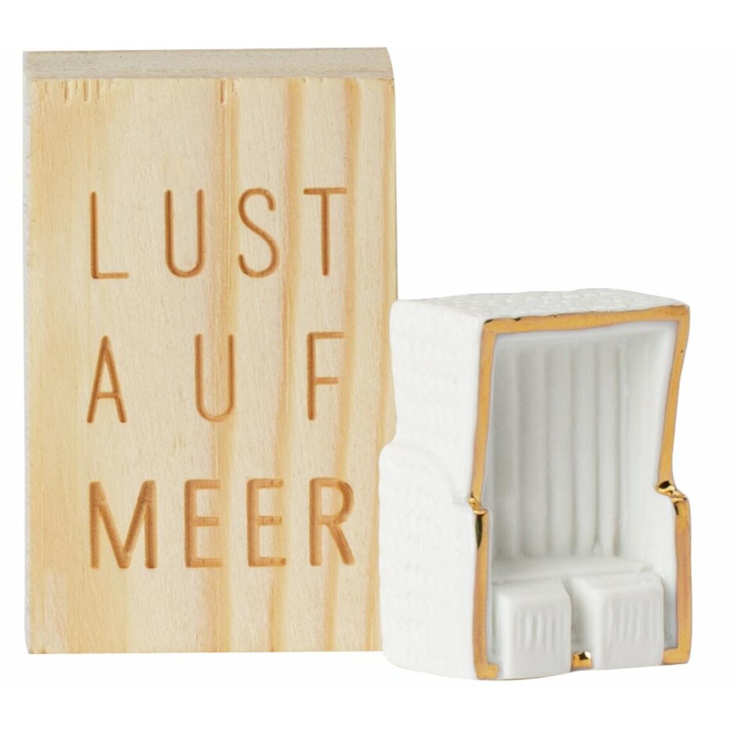 Glückskästchen "Lust auf Meer" (Weiß)