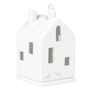 Lichthaus "LIVING - Katze" - 13,5x7x7 cm (Weiß)