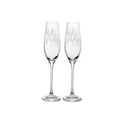 Sektglas im 2er-Set "You & me" (Klar)