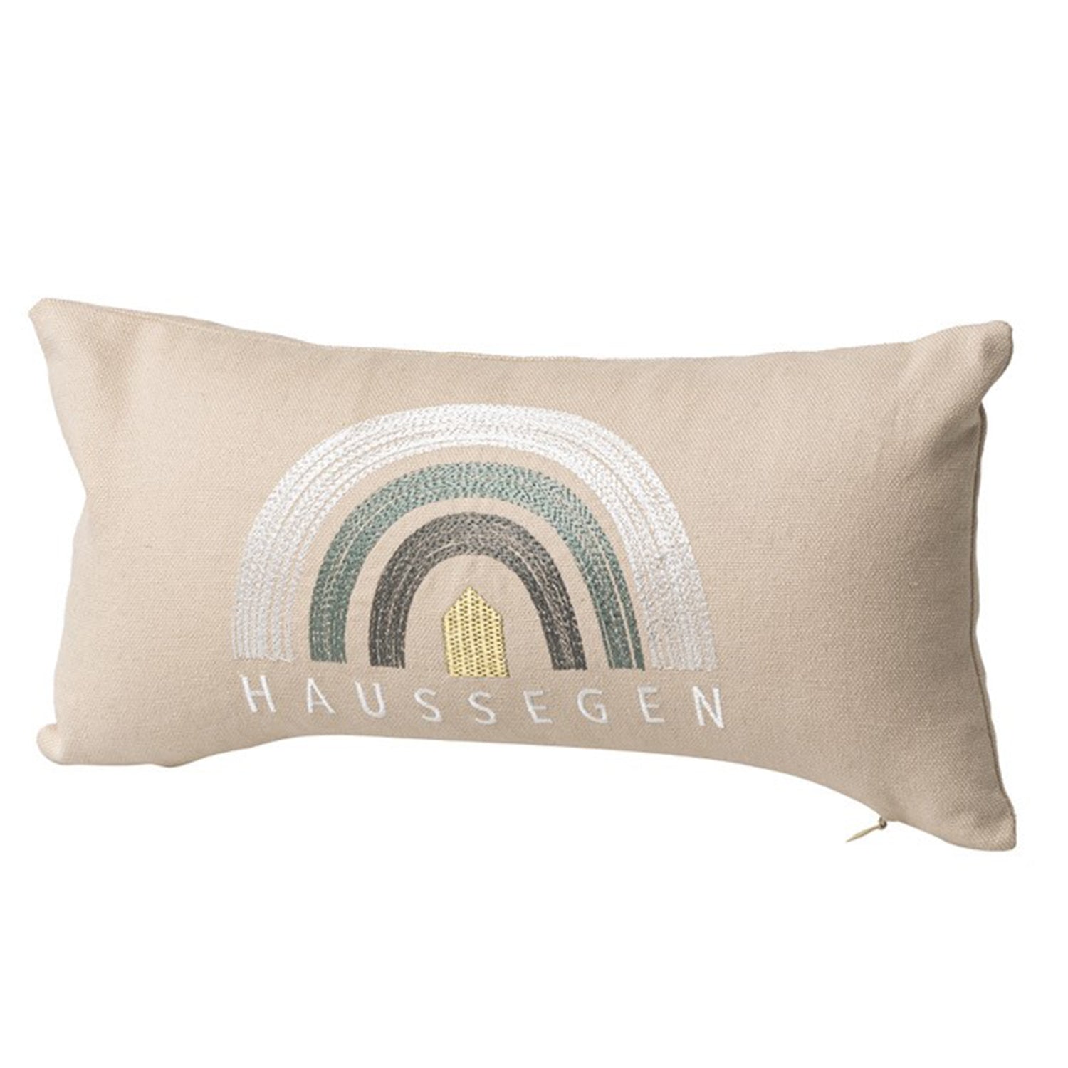 Traumkissen "Haussegen" - 33x17 cm (Weiß)