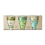 Melamin Becher "Wildlife" im 6er-Set - S (Mint)