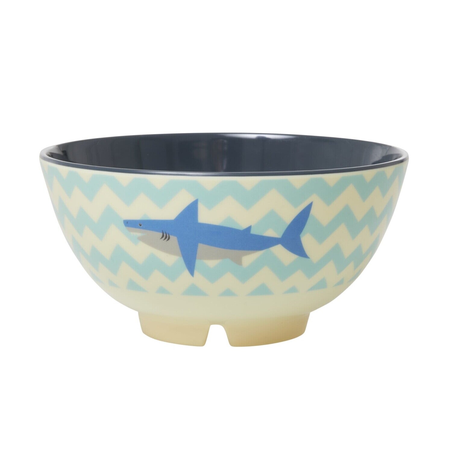 Melamin Schale "Shark/Hai" - Medium (Blau)