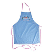Schürze "Stay Clean" (Blau/Rosa)