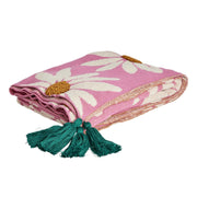 Decke "Embossed Flowers" - 150x125 cm (Bunt)