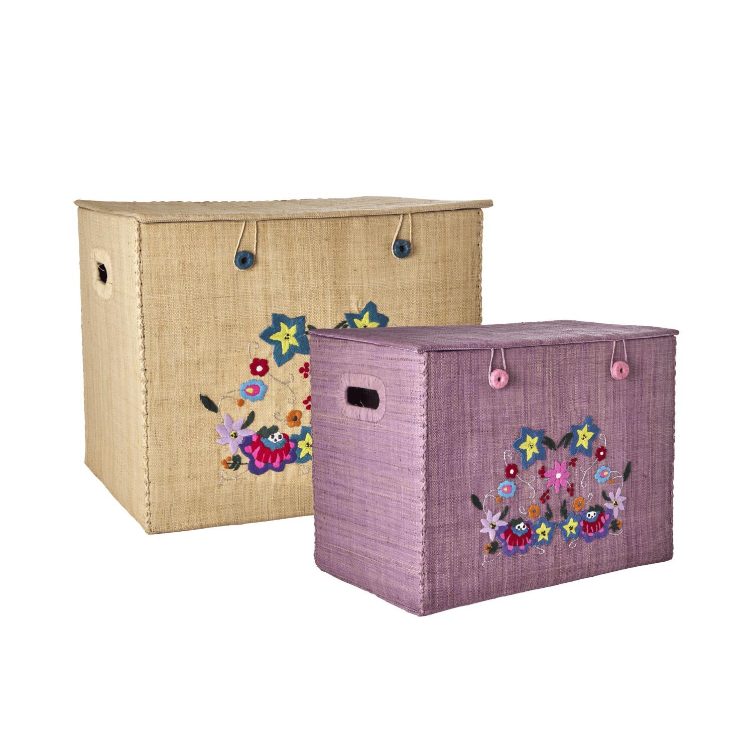 Faltbox "Raffia" - 52 cm (Natur)