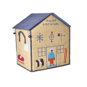 Spielzeugkiste "Raffia - Adventure" - M (Bunt)