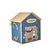Spielzeugkiste "Raffia - Adventure" - S (Bunt)