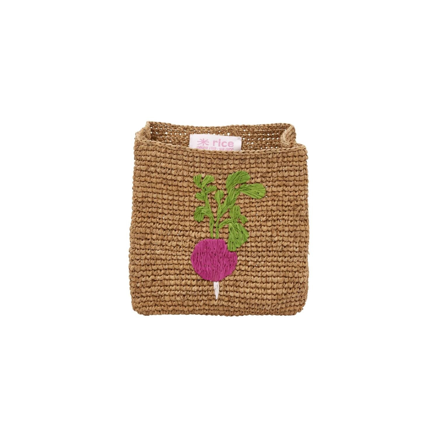 Aufbewahrungskorb "Raffia - Radish" im 2er-Set - S/L (Natur)