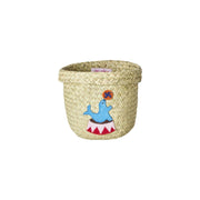 Aufbewahrungskorb aus Raffia "Circus" - Groß (Natur)