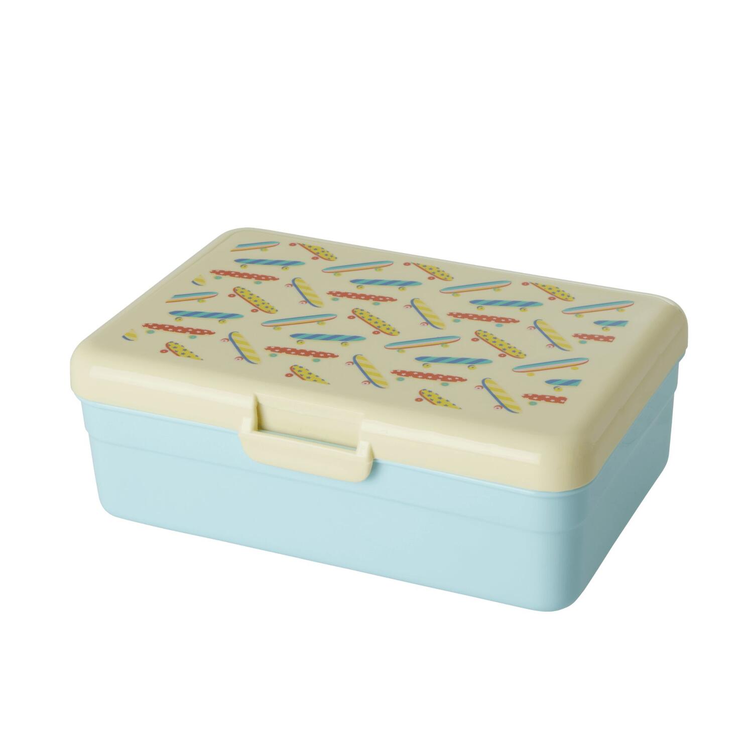 Lunchbox "Skateboard" - 21x14x7,5 cm (Bunt)