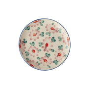 Keramik Kuchenteller "Flowers" (Bunt/Pink)