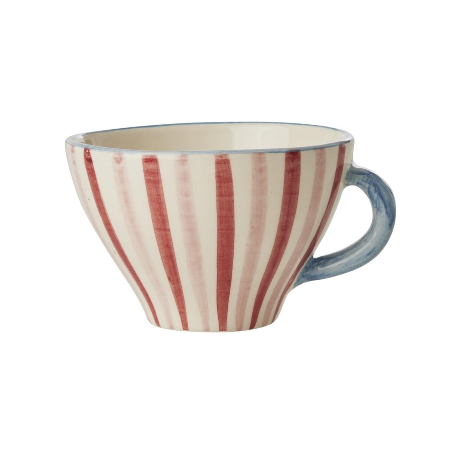 Keramik Tasse "Stripes" (Bunt)