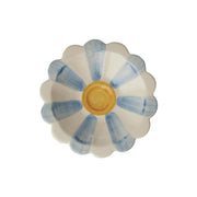 Keramik Schale "Stripes" (Blau/Weiß)
