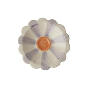 Keramik Schale "Stripes" (Lavendel/Weiß)
