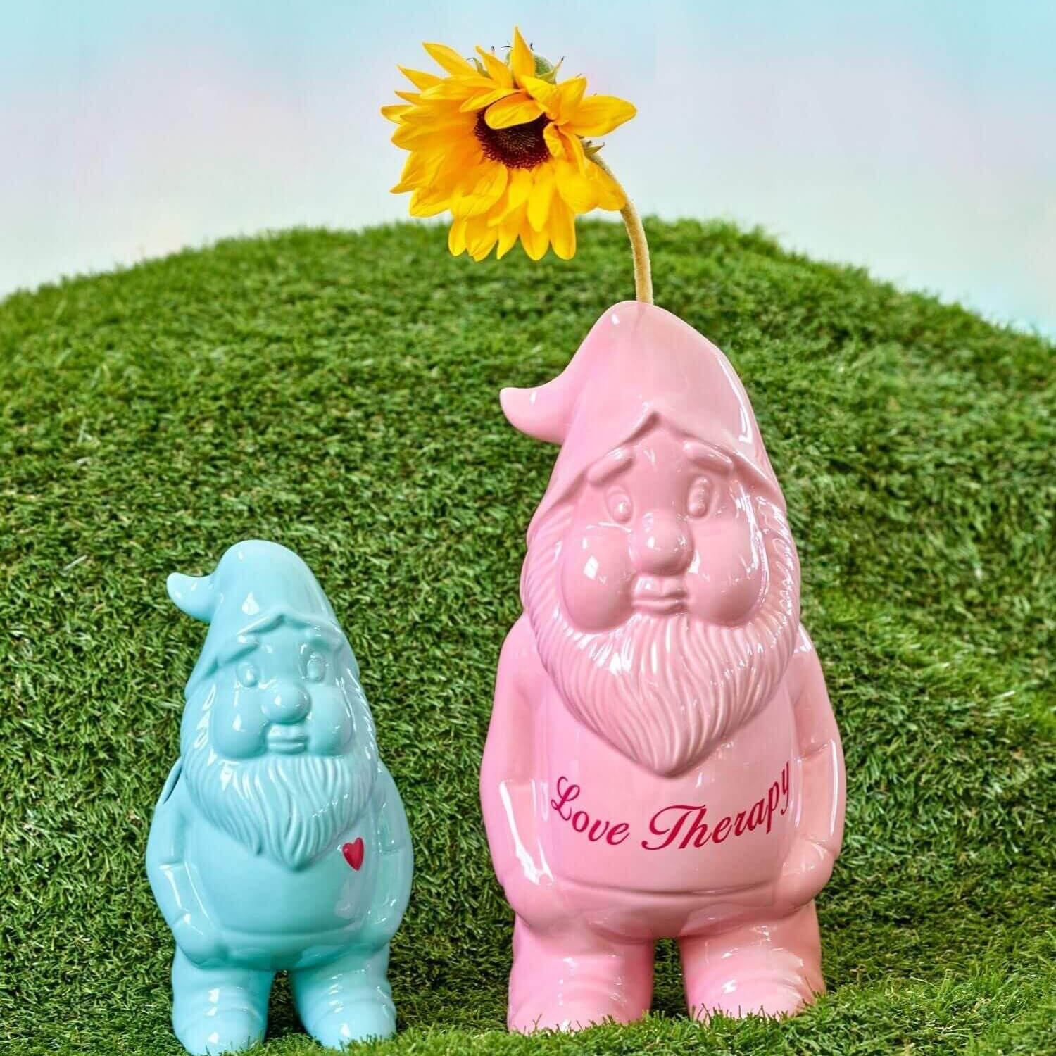 Keramikzwerg "Love Therapy Gnome" - S (Mint) Rice