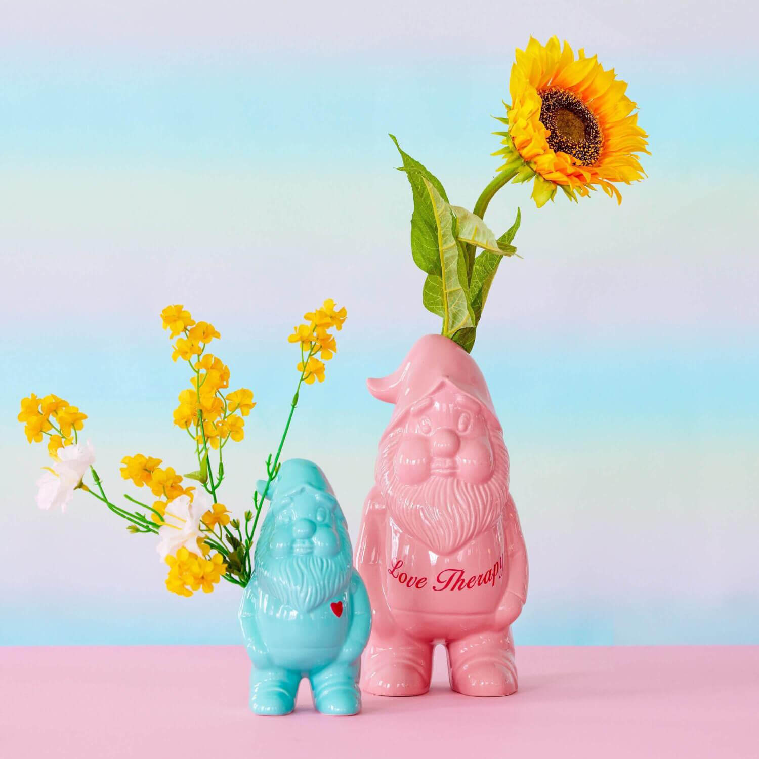Keramikzwerg "Love Therapy Gnome" - S (Mint) Rice