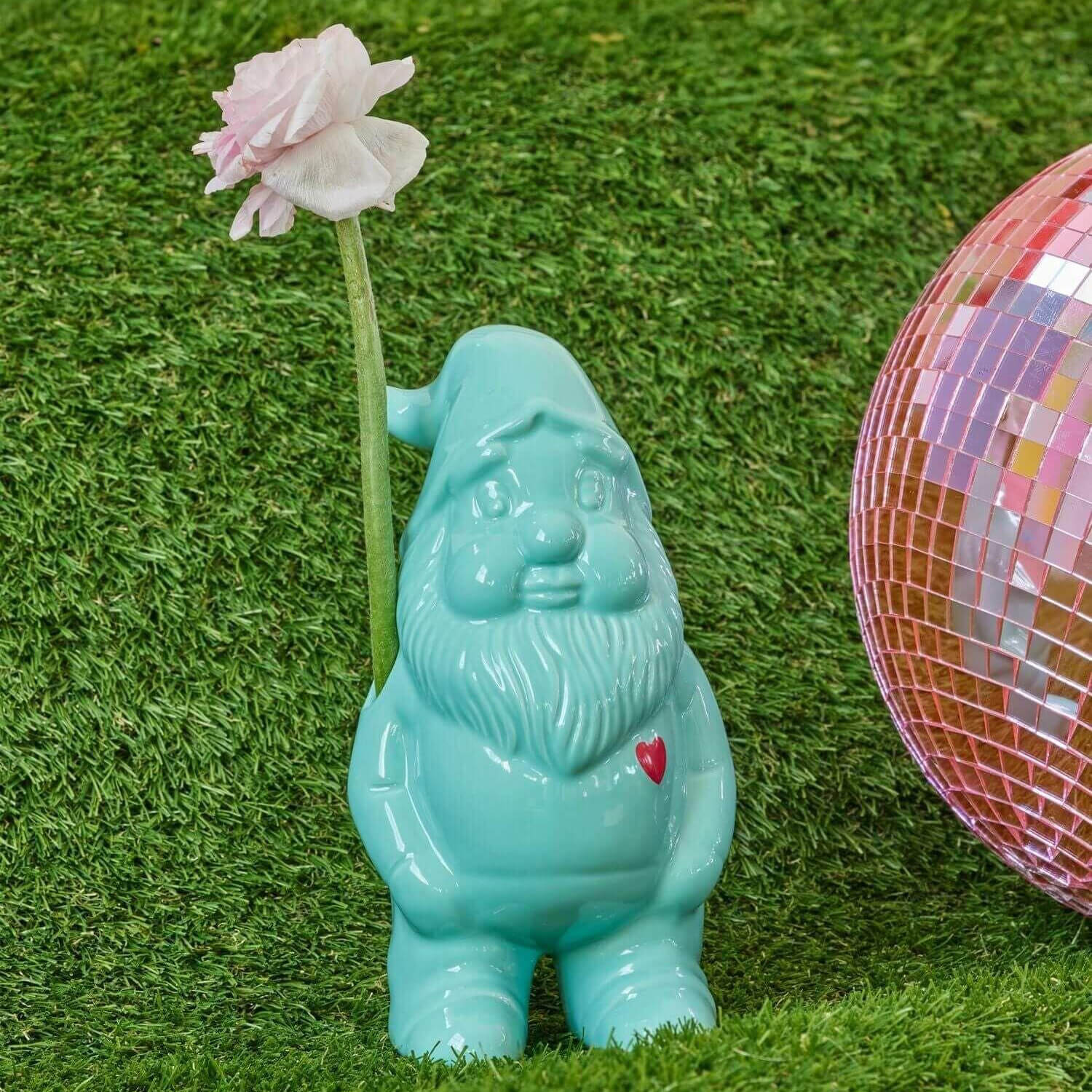 Keramikzwerg "Love Therapy Gnome" - S (Mint) Rice