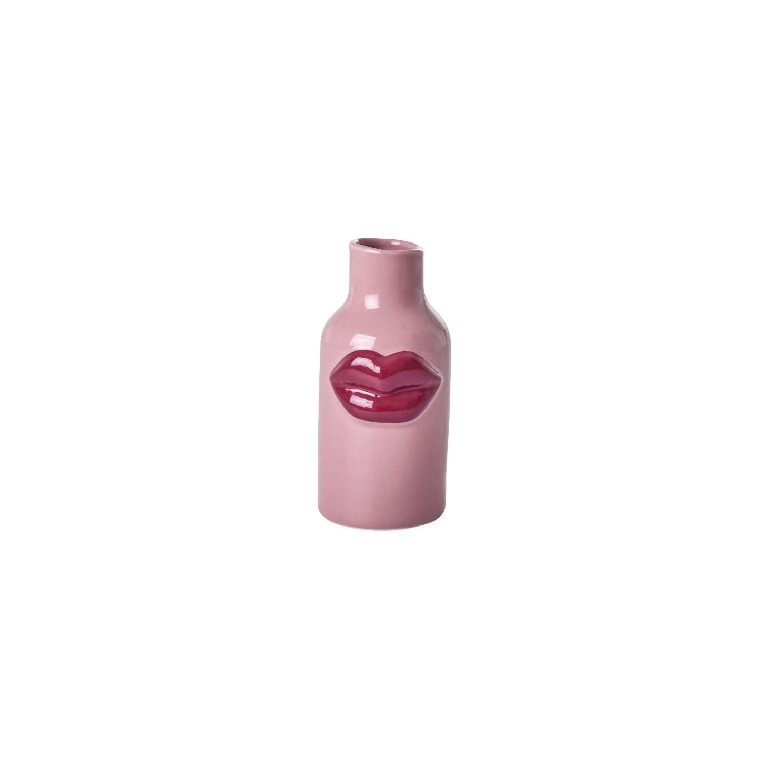 Keramikvase "Lips" - XS (Pink)