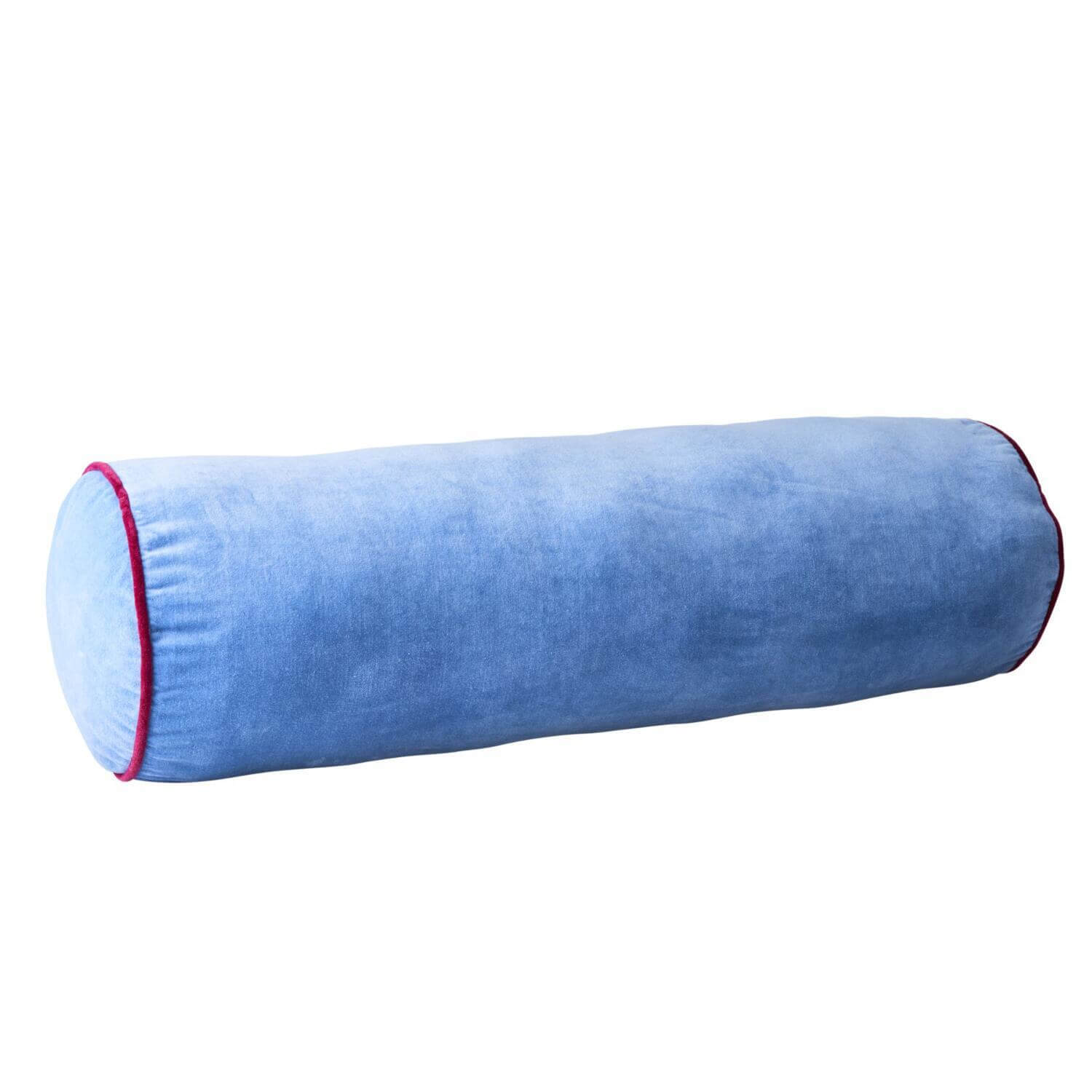 Nackenrolle aus Samt - Groß (Gendarme Blue) Rice