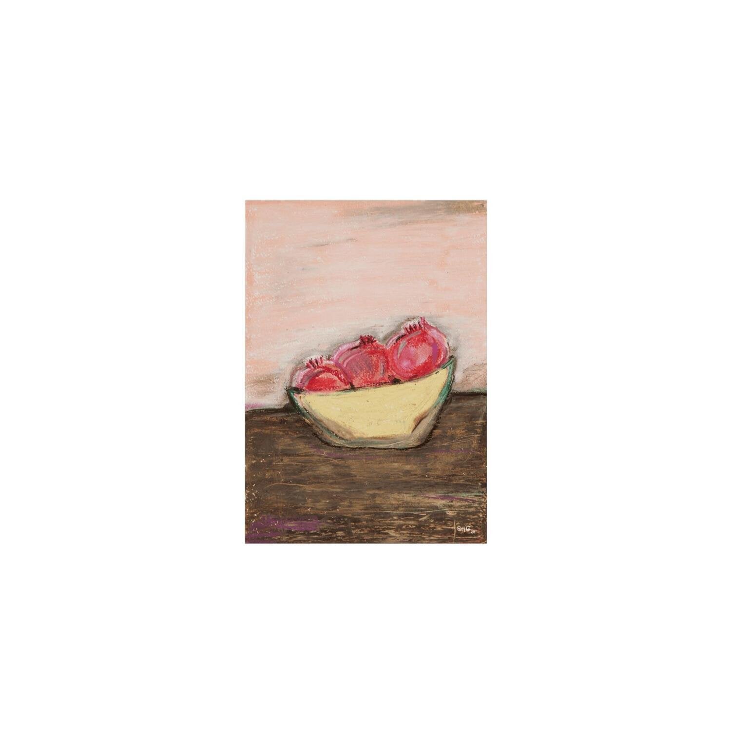Poster "Pomegranate Bowl" - A5 (Bunt)