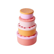 Lunchbox Set "Hearts" - 4-tlg. (Bunt)