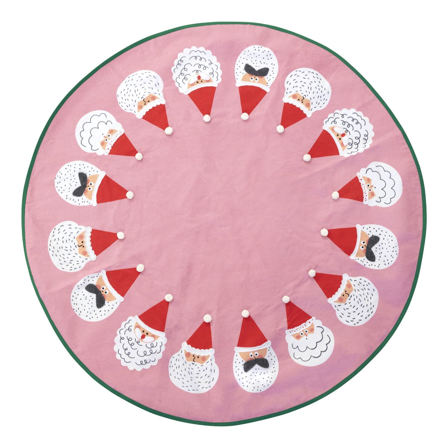 Baumwollteppich "XMAS Tree" - 100 cm (Pink)