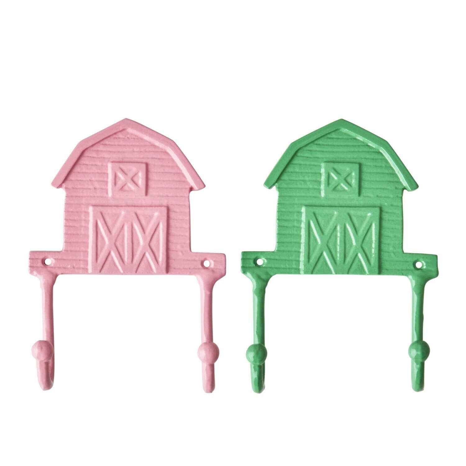 Metall-Haken "Farm/Scheune" (Grün)