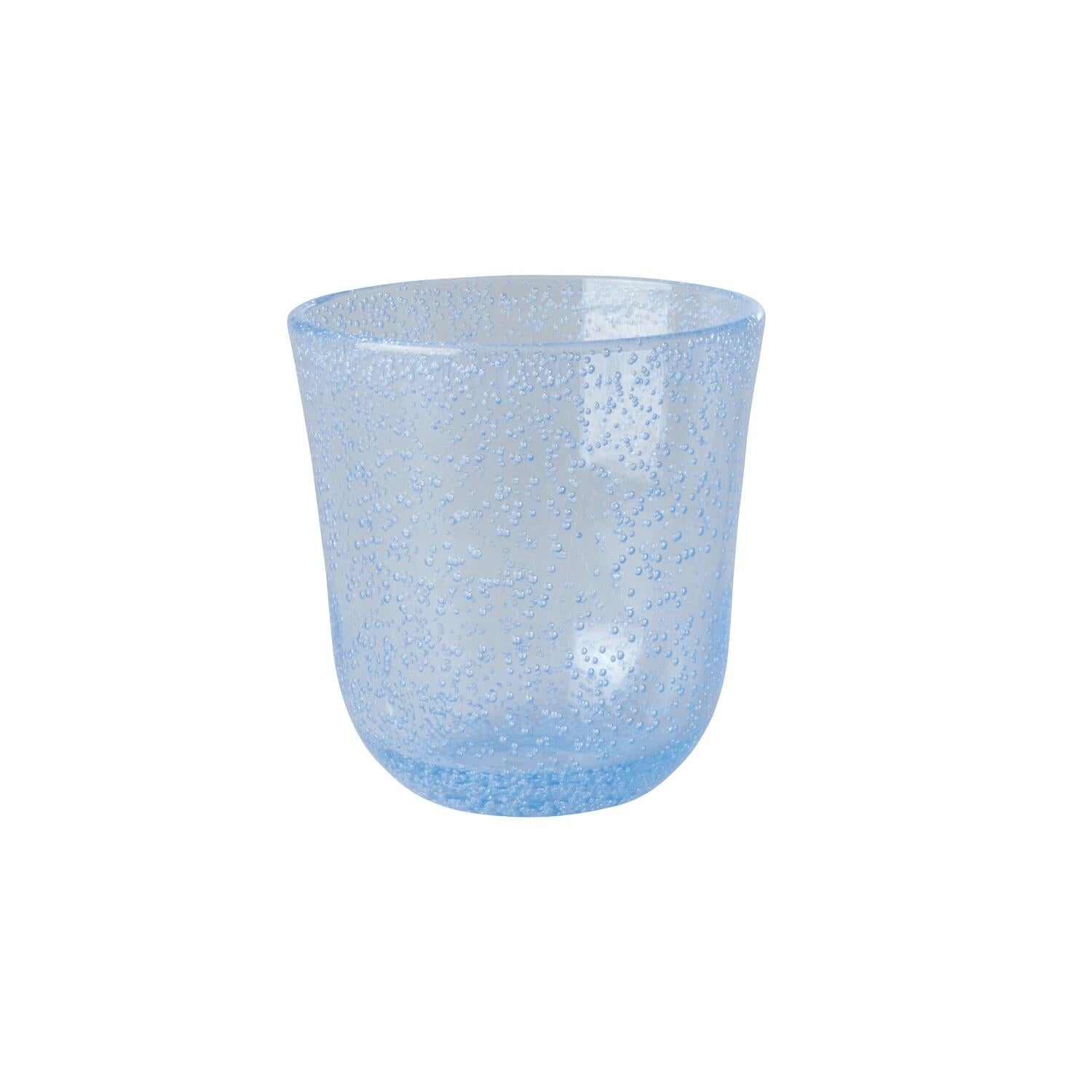 Trinkglas aus Kunststoff "Bubble" - 410 ml (Hellblau) Rice