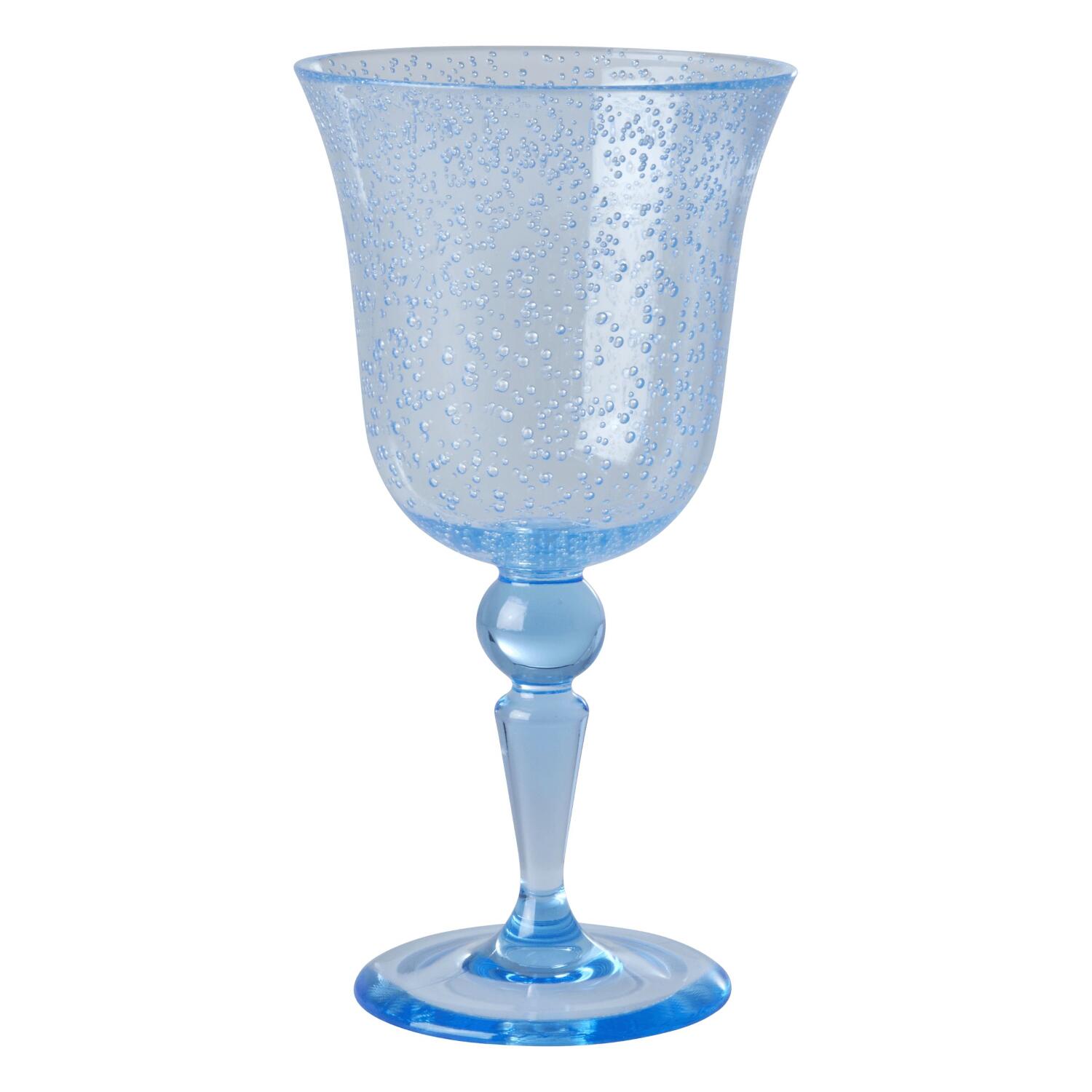 Weinglas aus Kunststoff "Bubble" - 360 ml (Hellblau)
