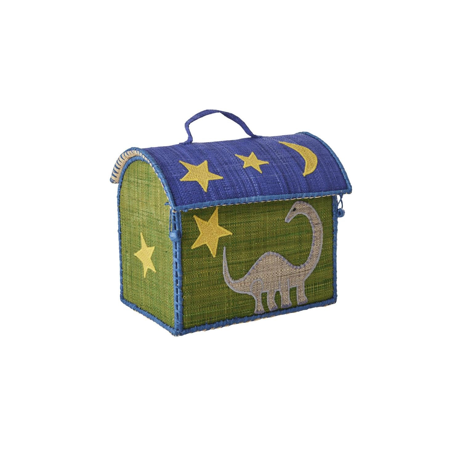 Kindertasche "Raffia - Dinossaur" - 24x17x22 cm (Bunt)