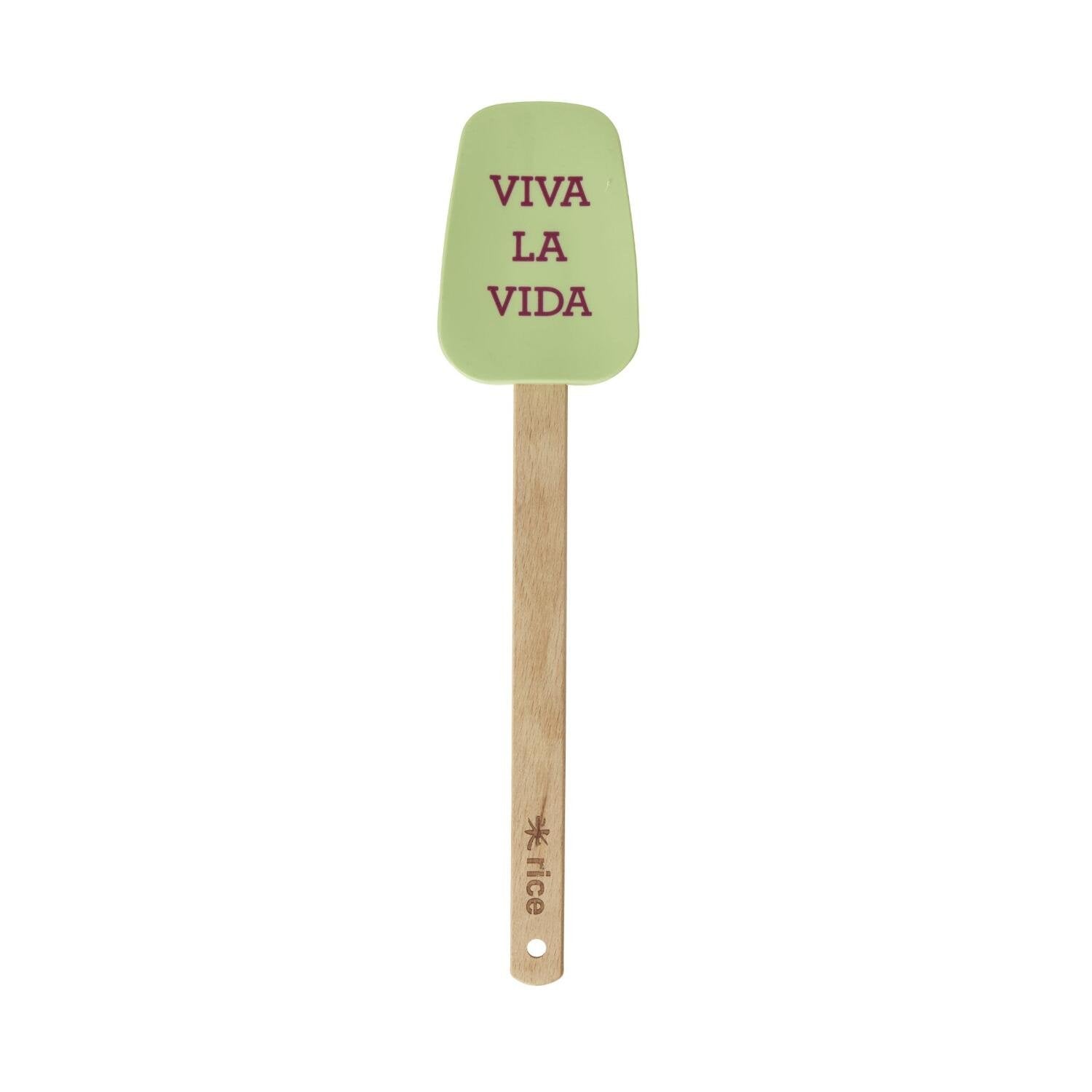 Silikon Teigschaber "Viva la Vida" - 26,5x6x2 cm (Bunt)