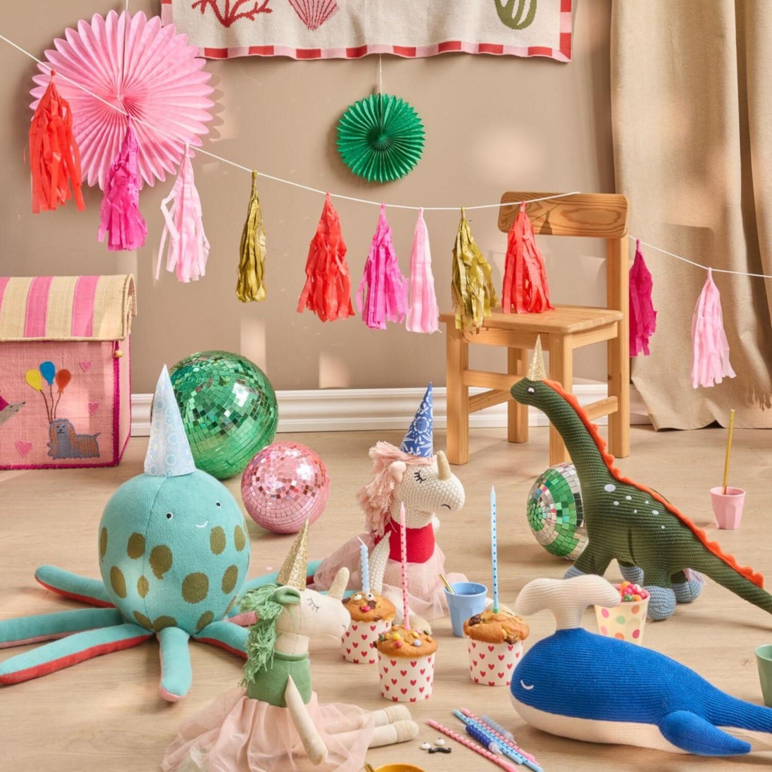 Babydecke "Coral Ocean" - 75x95 cm (Bunt)