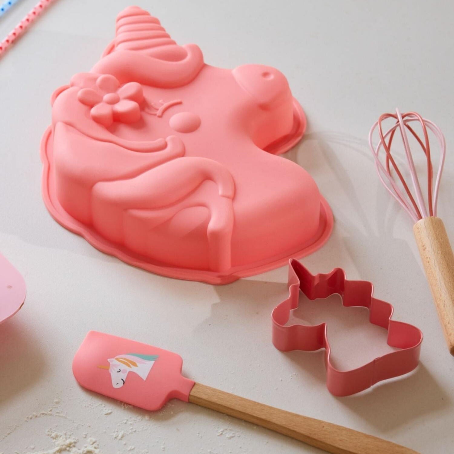 Backset "Unicorn Love" - 26x21x5 cm (Rosa)