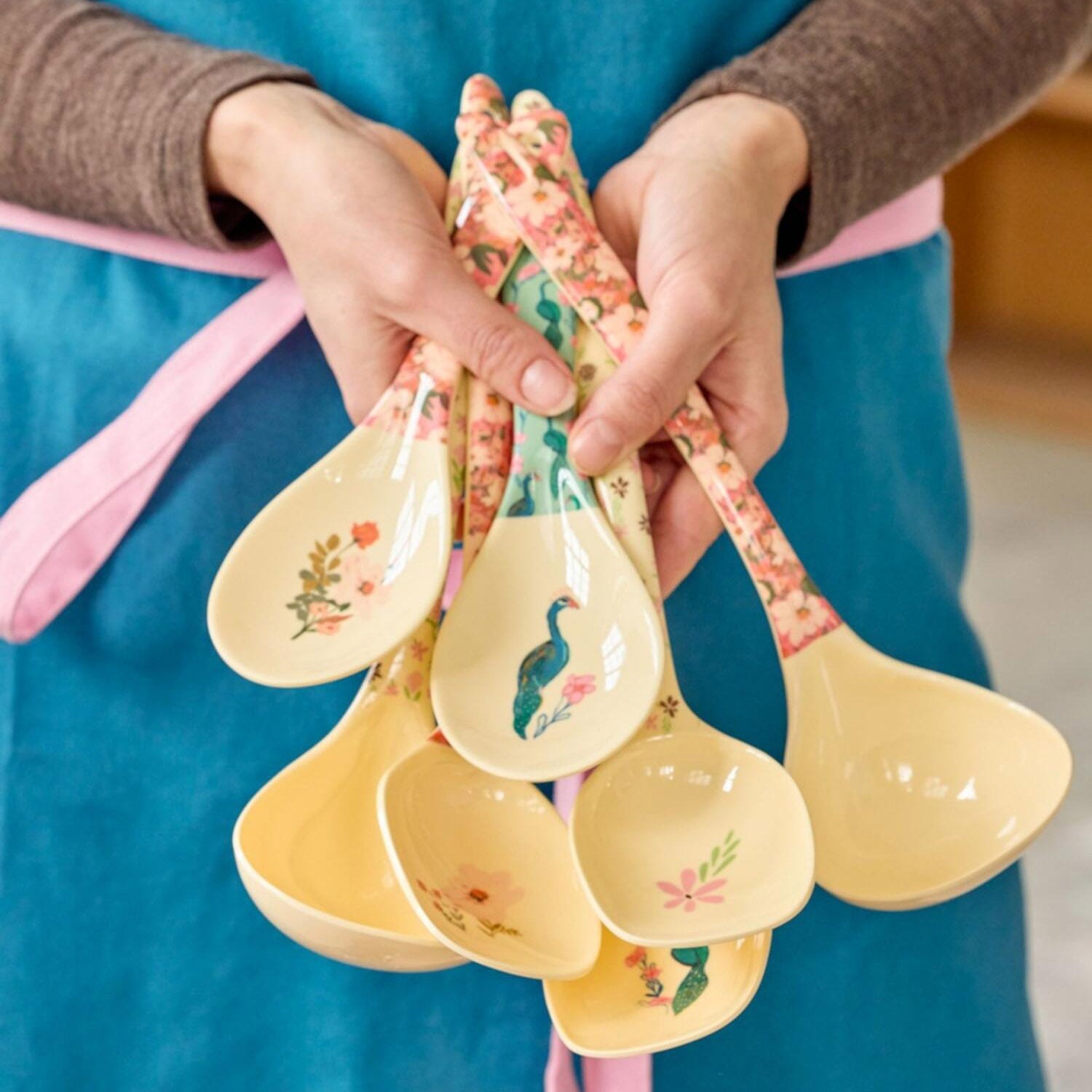 Melamin Kochlöffel "Alison - All You Need is Love and…" - 6,5x30 cm (Bunt)