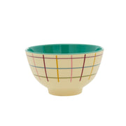 Melamin Schale "Check" - Klein (Bunt) Rice