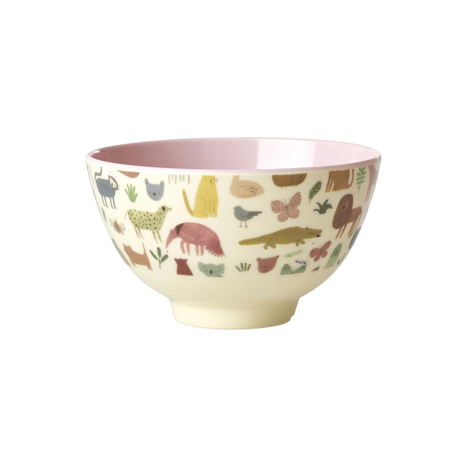 Melamin Schale "Sweet Jungle" - S (Pink)