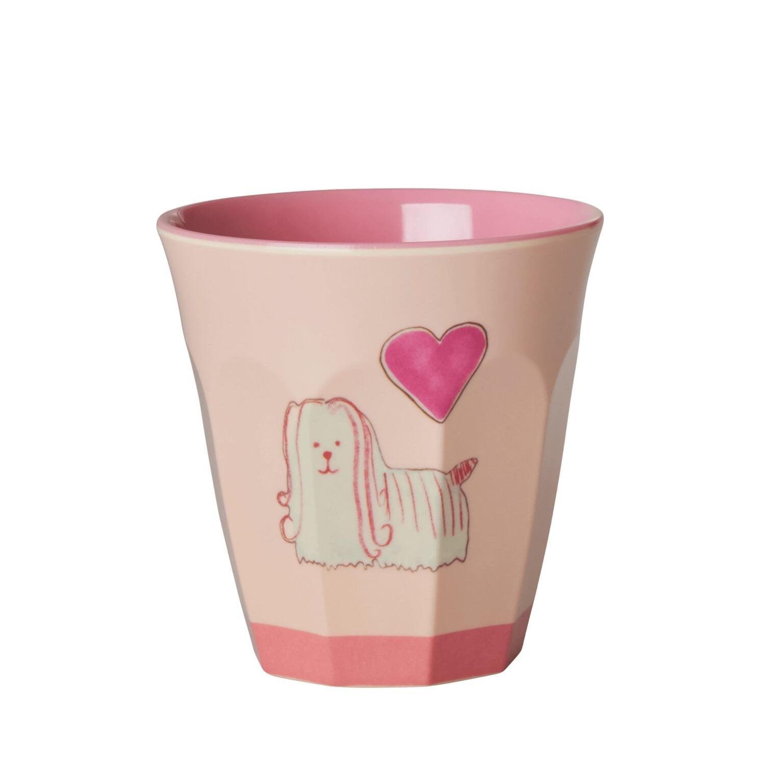 Melamin Becher im 6er-Set "Animals" in Geschenkbox - S (Lavendel)