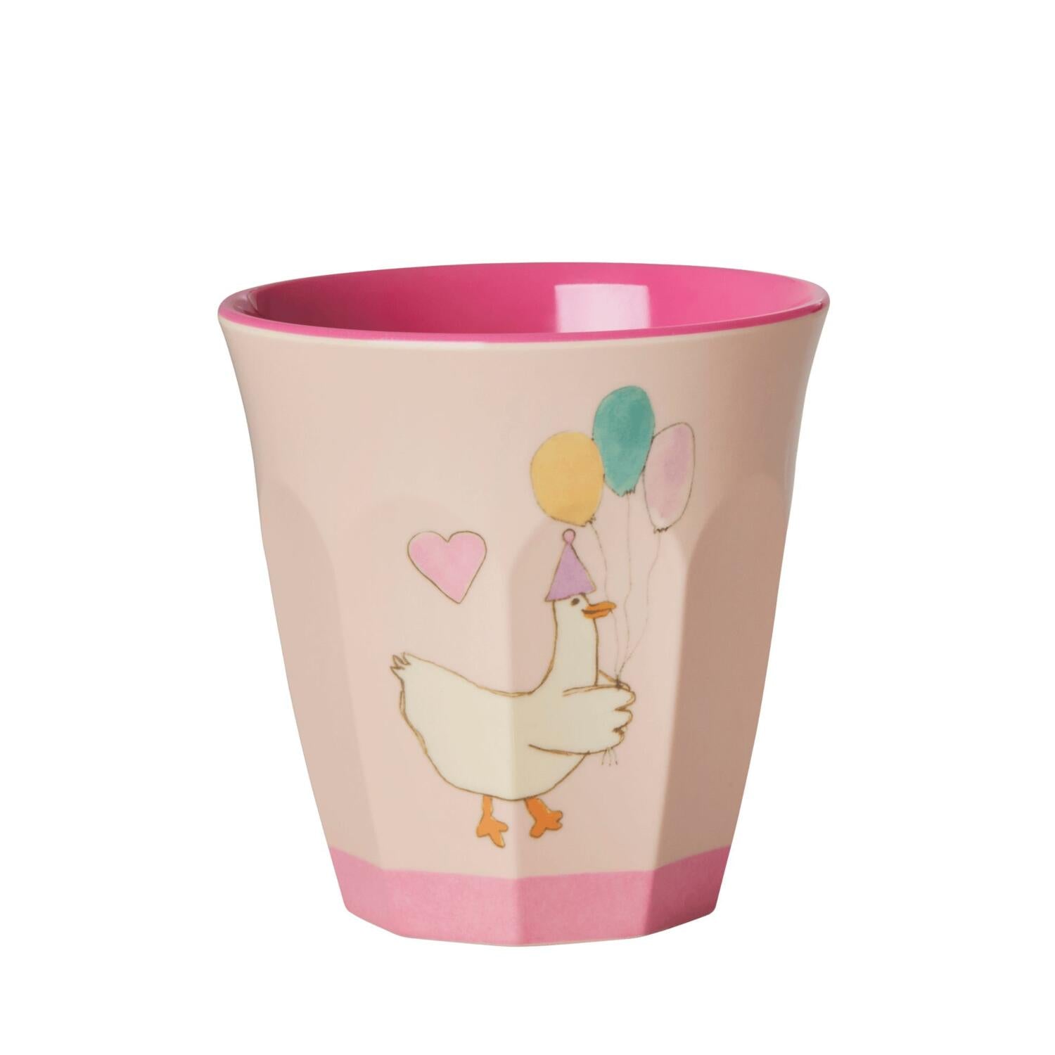 Melamin Becher im 6er-Set "Animals" in Geschenkbox - S (Lavendel)