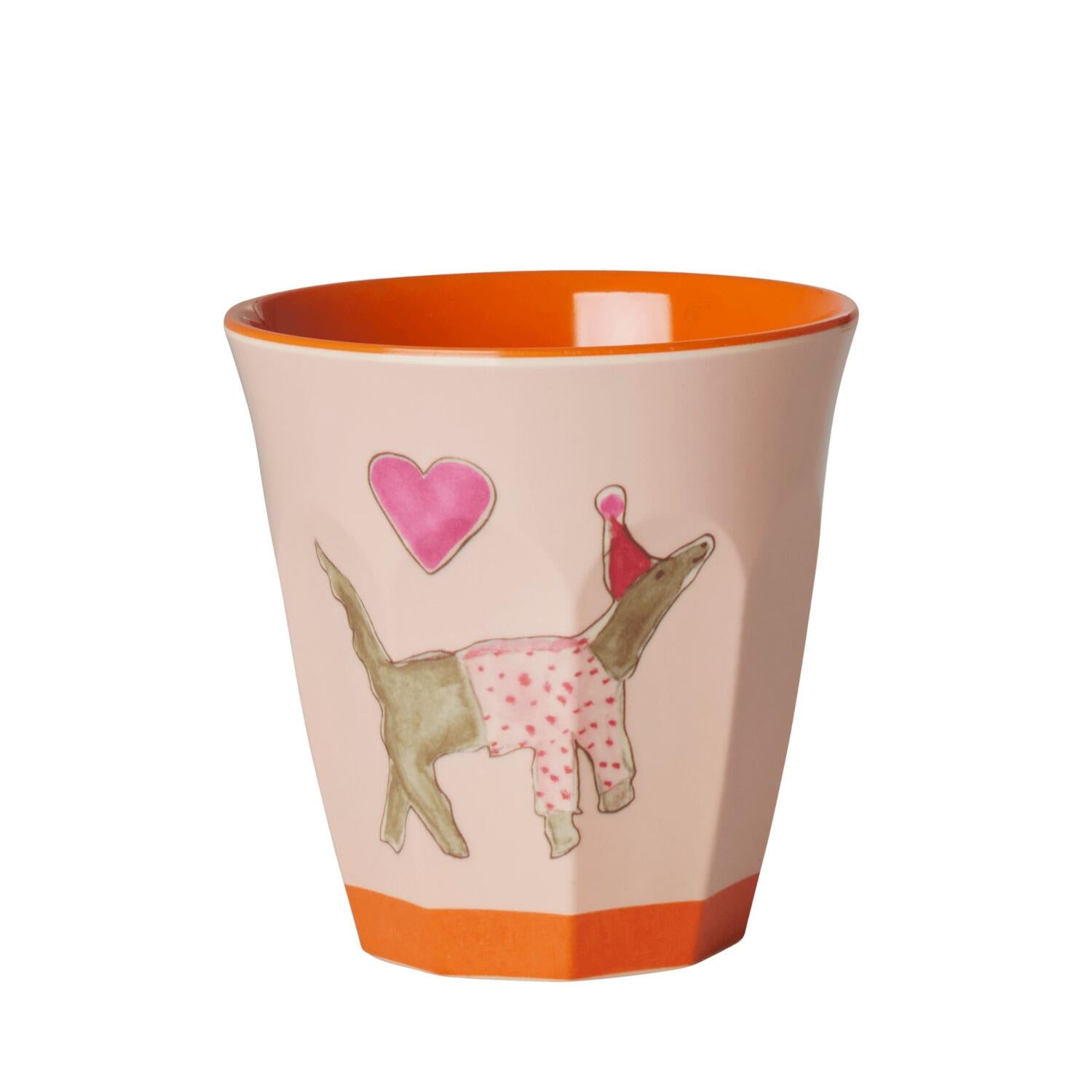 Melamin Becher im 6er-Set "Animals" in Geschenkbox - S (Lavendel)
