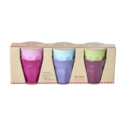 Melamin Becher im 6er-Set in Geschenkbox - S (Bunt) Rice