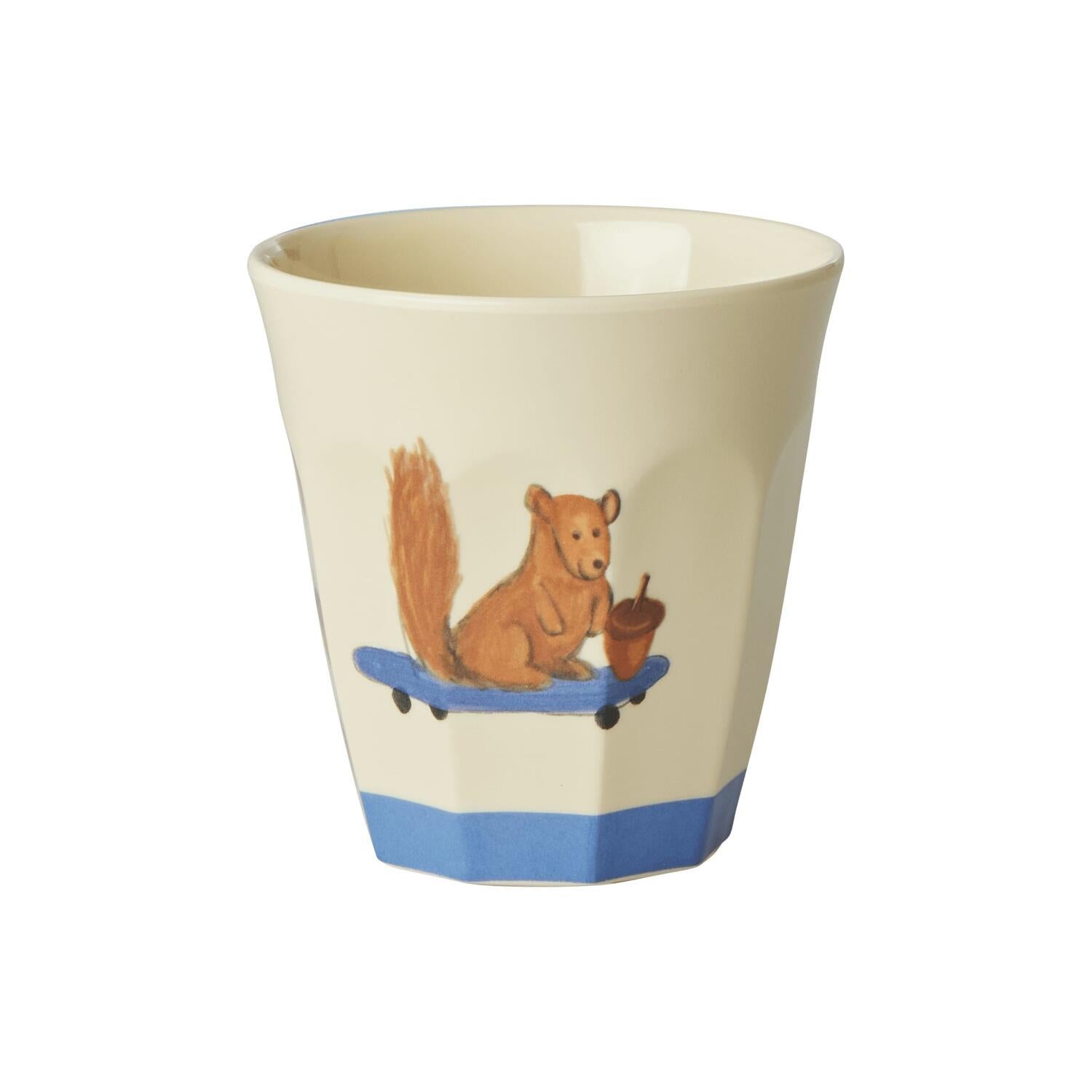 Melamin Tasse "Happy Forest" - Set 6-tlg. (Blau/Bunt)