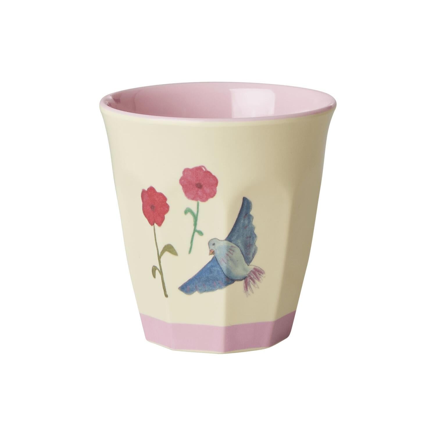 Melamin Tasse "Happy Forest" - Set 6-tlg. (Pink/Bunt)